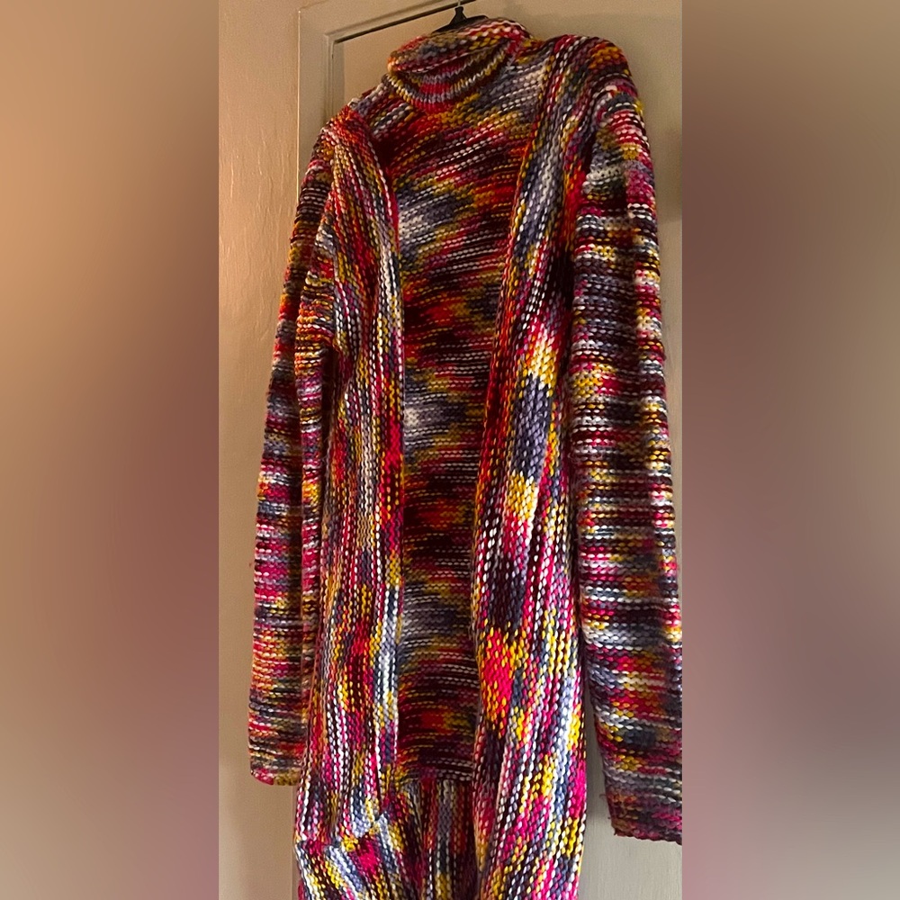 Multicolor Knit Women's Sweater